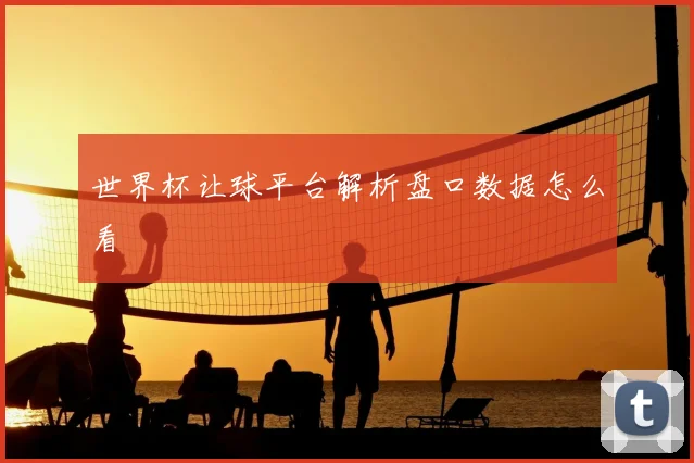 世界杯让球平台解析盘口数据怎么看