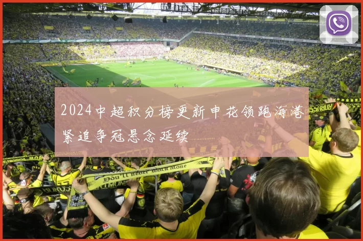 2024中超积分榜更新申花领跑海港紧追争冠悬念延续