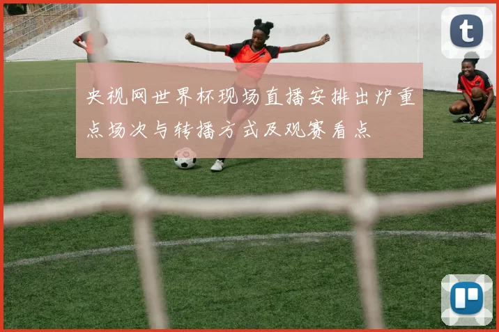 央视网世界杯现场直播安排出炉重点场次与转播方式及观赛看点